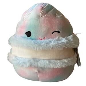 Squishmallows Lizma The French Macaron Food Squad Multicolor Size 9” Kellytoy